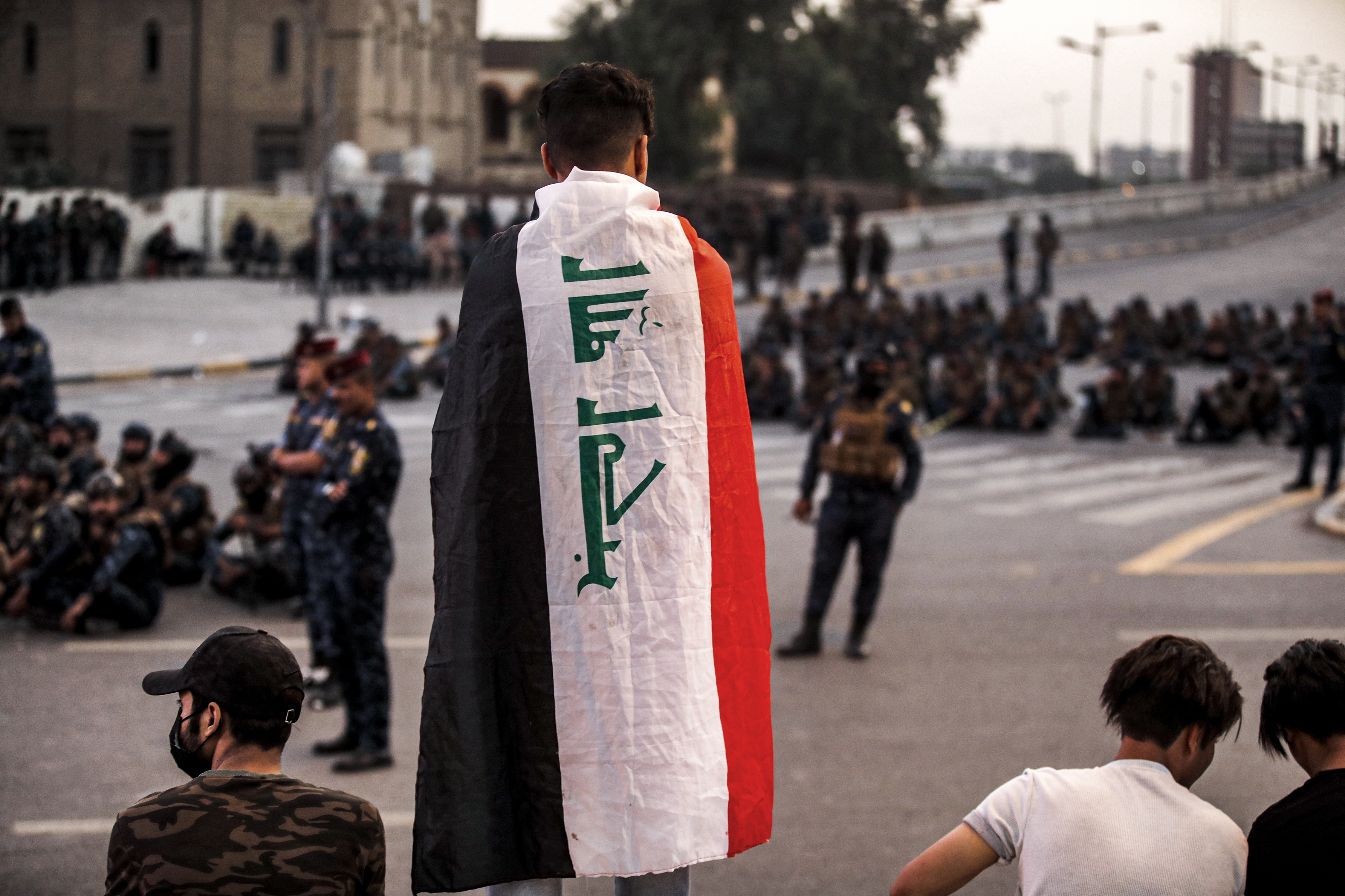IRAQ-POLITICS-DEMO-ANNIVERSARY