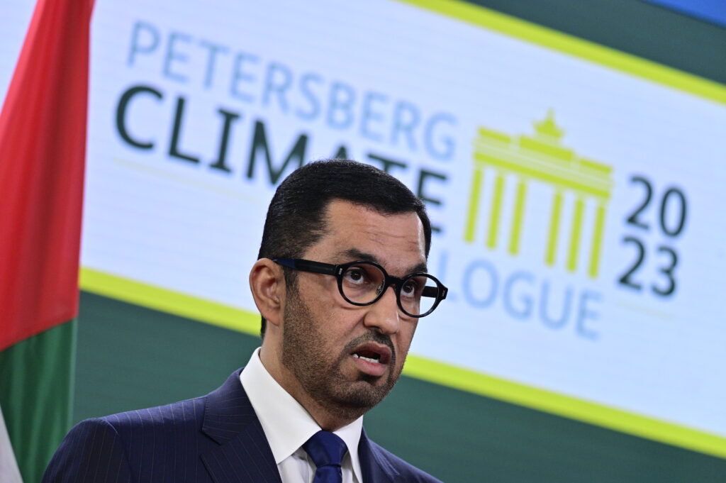 GERMANY-POLITICS-DIPLOMACY-PETERSBERG-CLIMATE-DIALOGUE-COP28